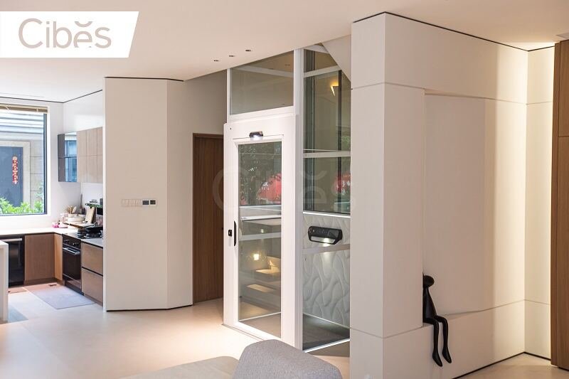 CIBES大发500家用别墅电梯案例赏析